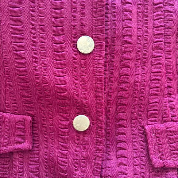 70s Vintage Western Union Made in the USA Burgundy Coat Wardrobe Maker MEDIUM - Picture 2 of 6